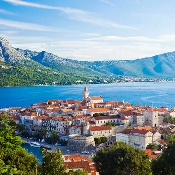 The Old Town Of Korcula On Korcula Island