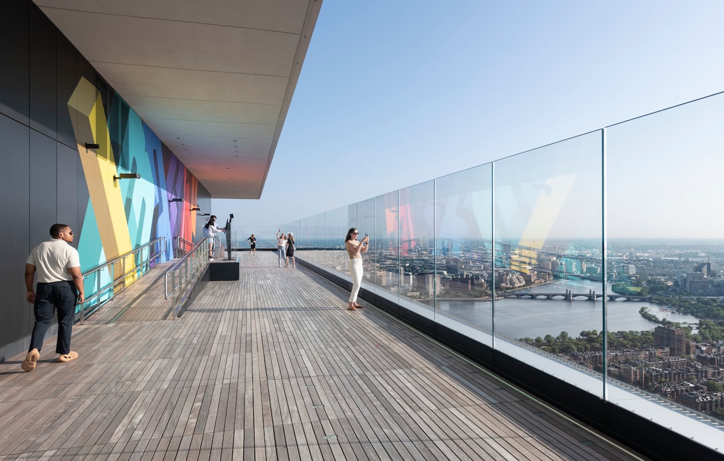 One of View Boston's observation decks.