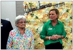 Jennifer Gregory, Galyean Insurance Agency president, spoke during the agency's open house.