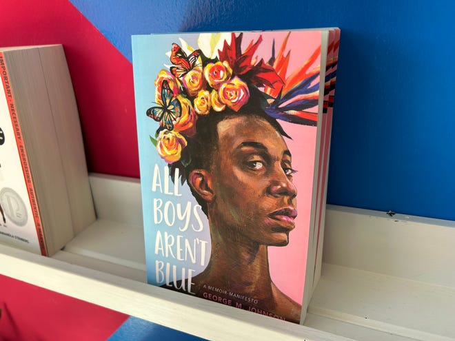 All Boys Aren't Blue by George M. Johnson was named in the American Library Association's top ten most challenged books of 2023. It ranked #2 on the ALA's list, receiving complaints for its LGBTQIA+ content. Sept. 20, 2024 at Loud Mouth Books in Indianapolis.