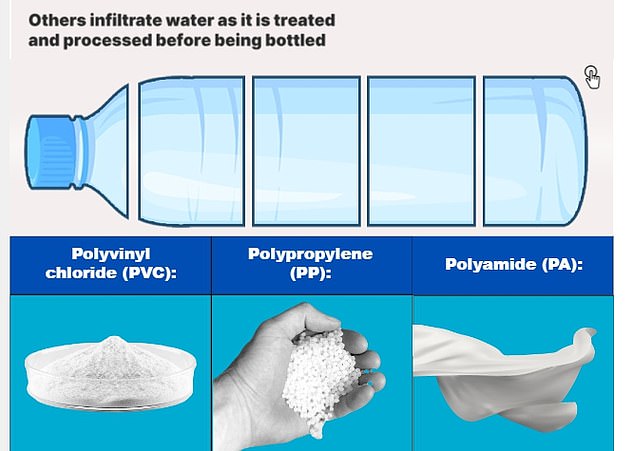 Nanoplastics found in bottled water have been shown to affect the hormone-producing system in the body, potentially raising risks of cancer and metabolic disorders such as diabetes and an overactive thyroid