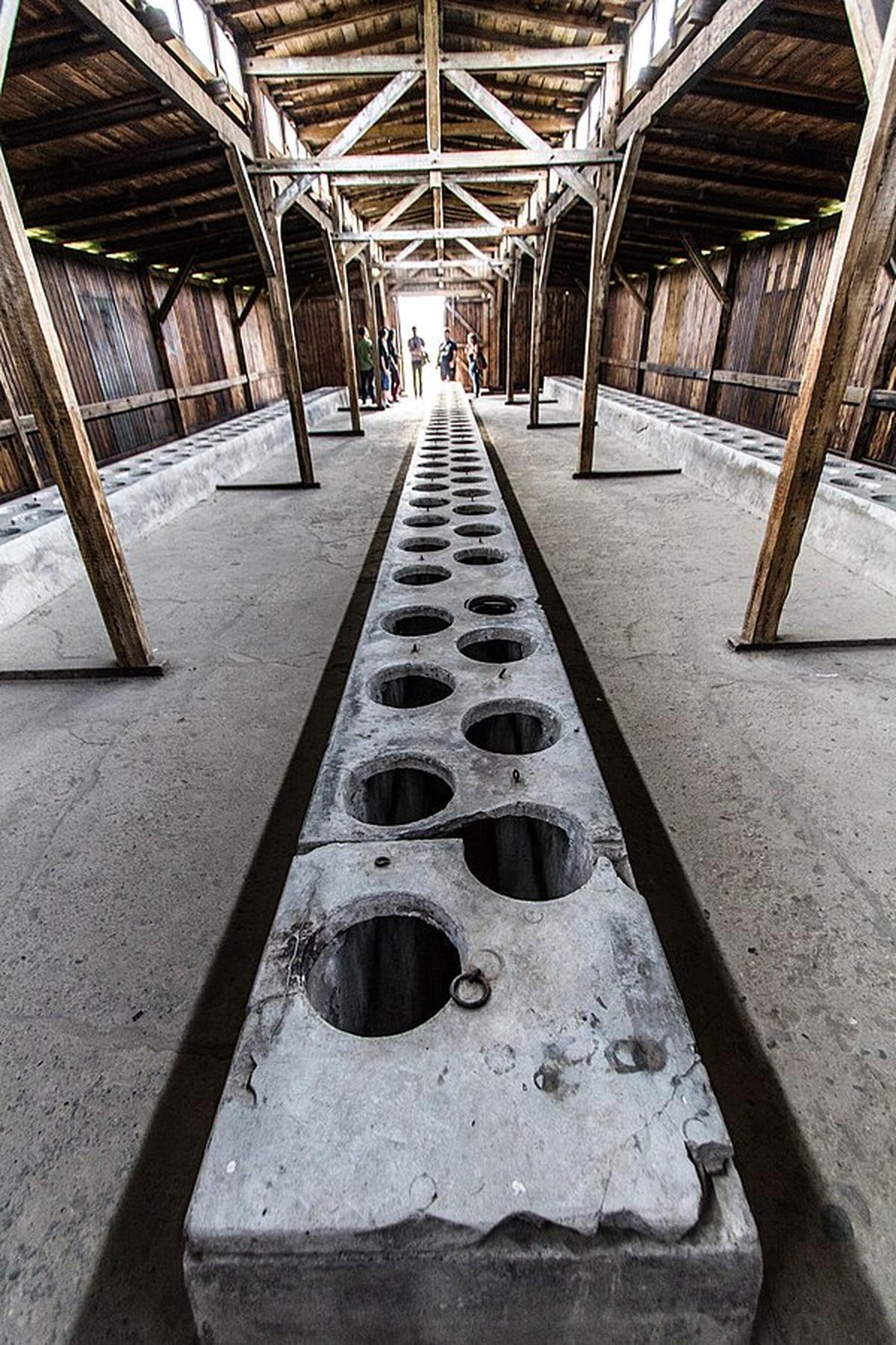  Latrine at Auschwitz-Birkenau