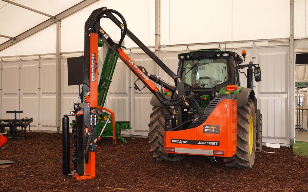 Hedge cutter at the Ploughing