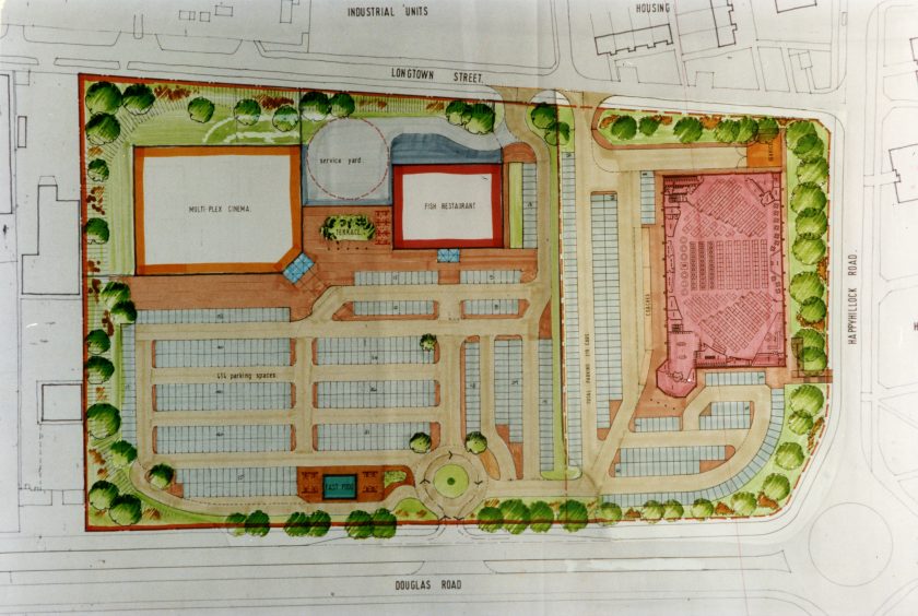 The original plans for the Douglasfield development in 1996.