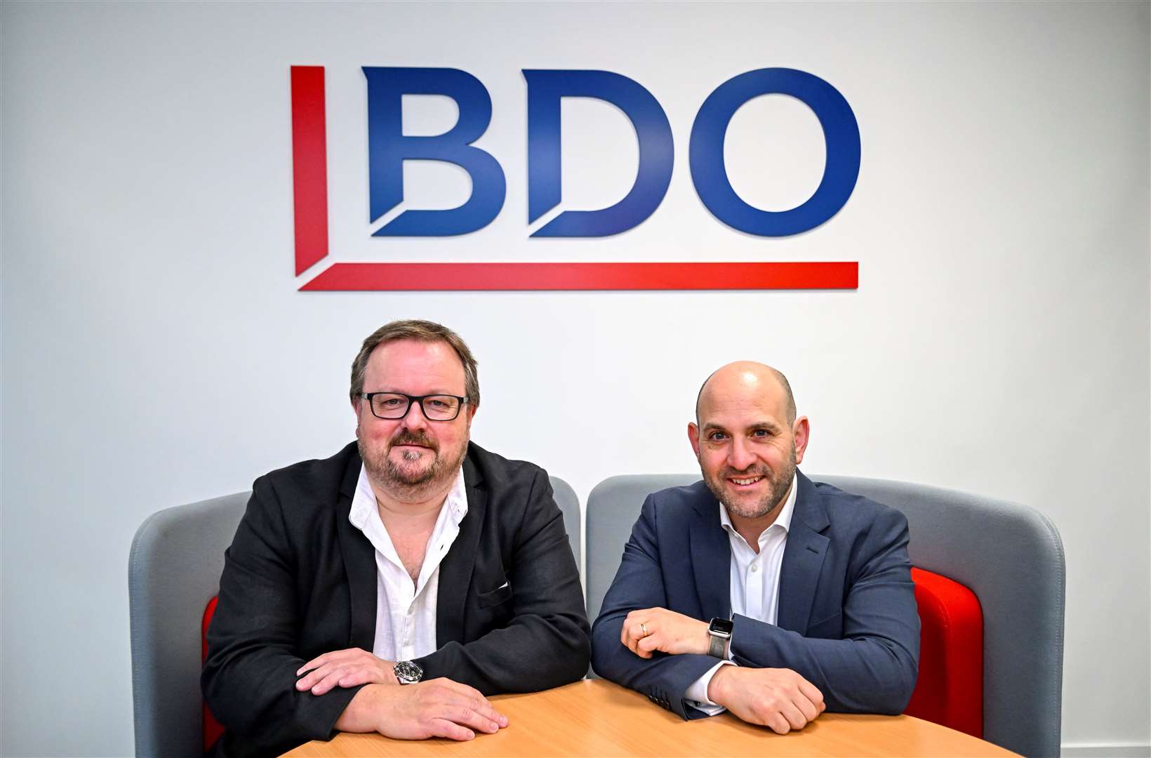 Paul Hughes and Richard Watson, of BDO. Picture: Keith Heppell