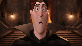 Dracula (Adam Sandler) in Hotel Transylvania.