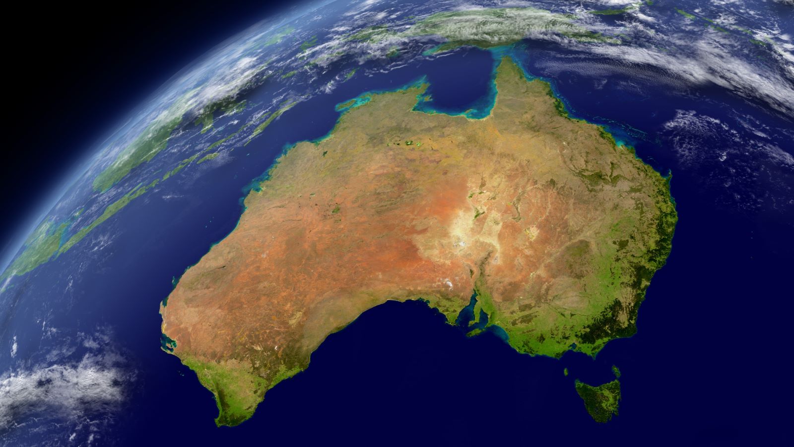 australia from space