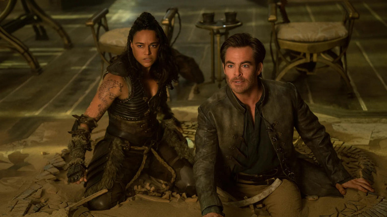 michelle rodriguez chris pine dungeons & dragons