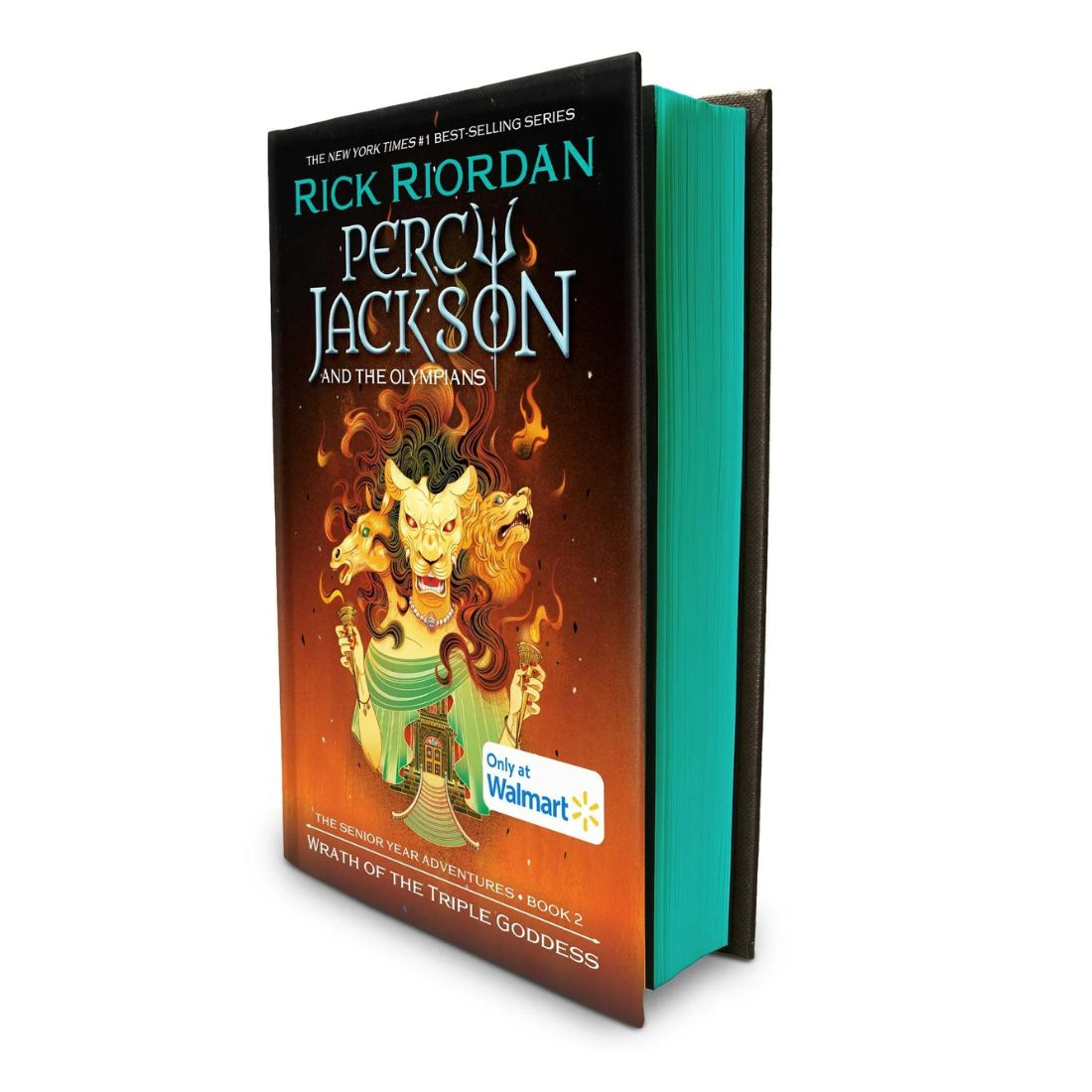 percy jackson book with teal pages