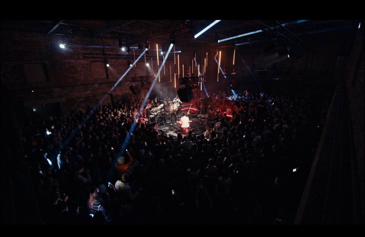 Screengrab from a video of a Jazz concert in Ukraine in an undated photo. 