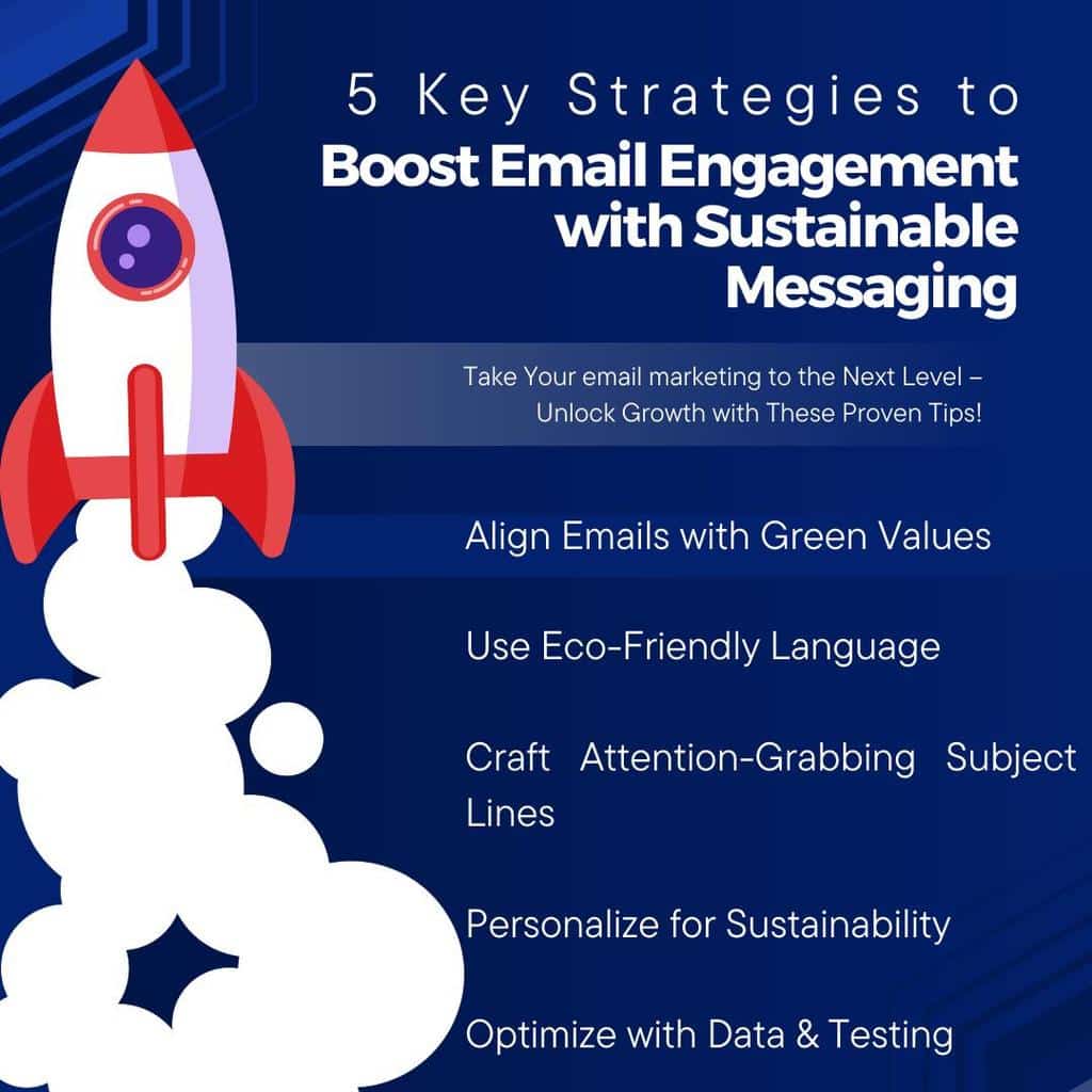 Tailoring your emails to reflect your recipient's interest in sustainability can significantly boost open rates and improve email marketing deliverability.