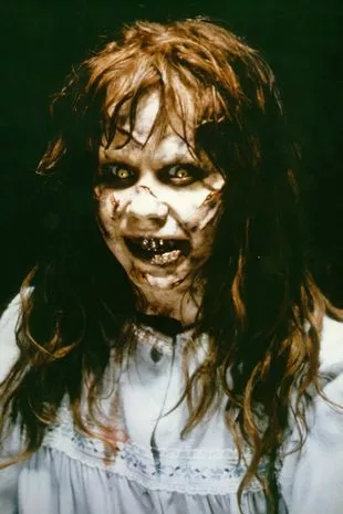 American actress Linda Blair portrays Regan