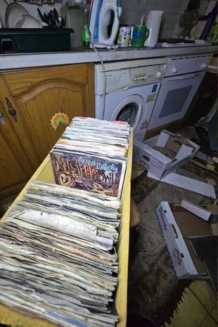 The urban explorer said the house was full of treasures and memorabilia