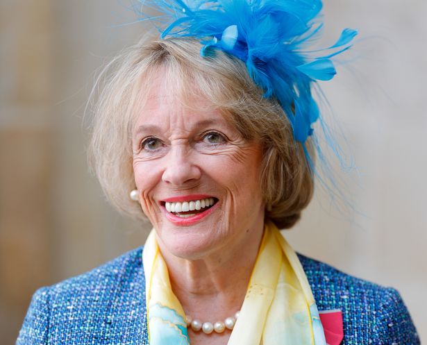 Dame Esther Rantzen attends a Service of Thanksgiving for the life and work of Dame Vera Lynn at Westminster Abbey on March 21