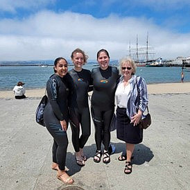 Fatemeh Bidgoli, Fatemeh Newland, Cameryn Davis and Bonnie Blazer-Yost