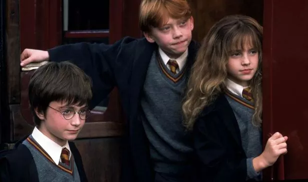 Daniel Radcliffe, Rupert Grint and Emma Watson in Harry Potter