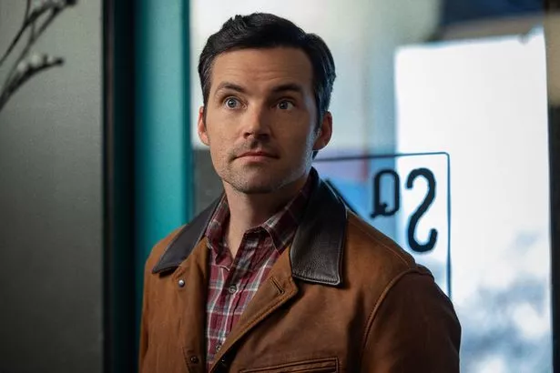 Our Little Secret. Ian Harding as Logan in Our Little Secret. Cr. Chuck Zlotnick/Netflix © 2024