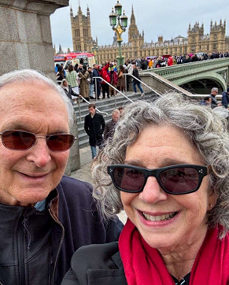 Olivia MacLeod Dwinell, 64, and her husband Ross, 74.