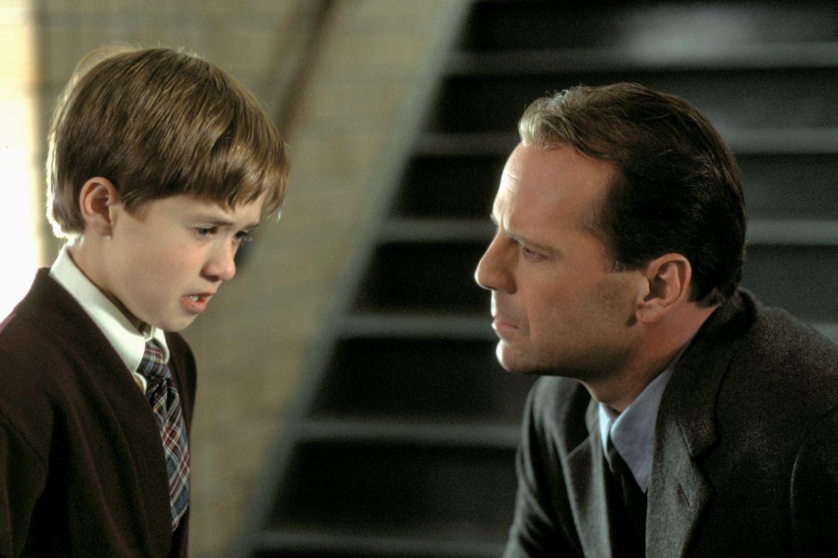 Haley Joel Osment and Bruce Willis