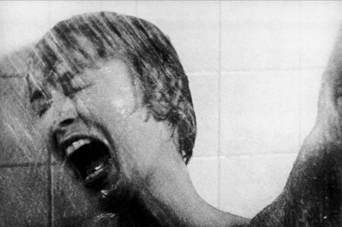 Janet Leigh in Psycho’s famous shower scene