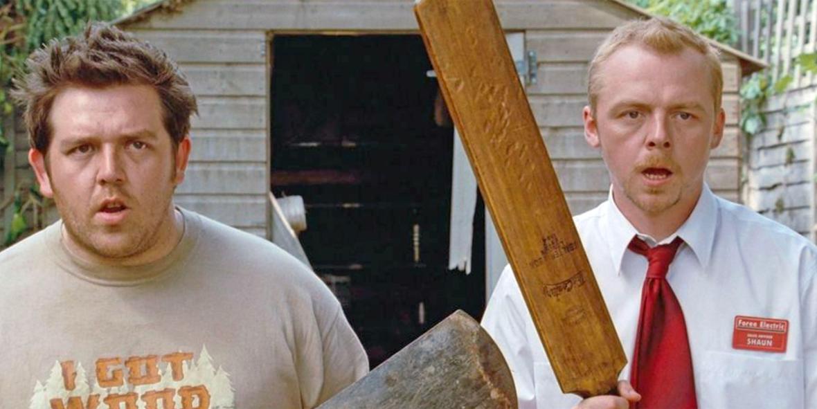 Nick Frost and Simon Pegg in Shaun of the Dead