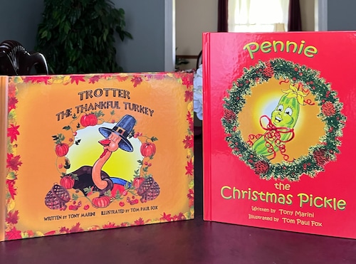 Trotter the Thankful Turkey and Pennie, the Christmas Pickle