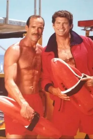 Newman was in Baywatch alongside The Hoff