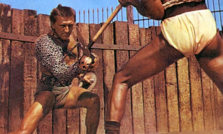 Kirk Douglas in Spartacus.