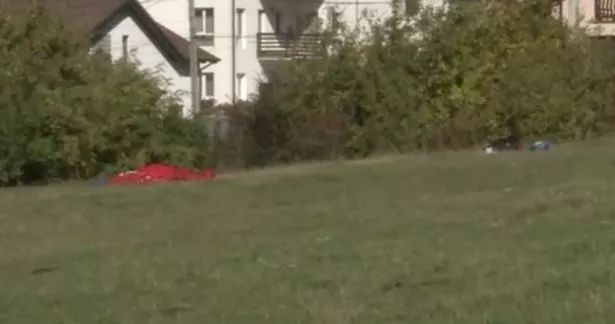 The site where the tourist managed to land safely