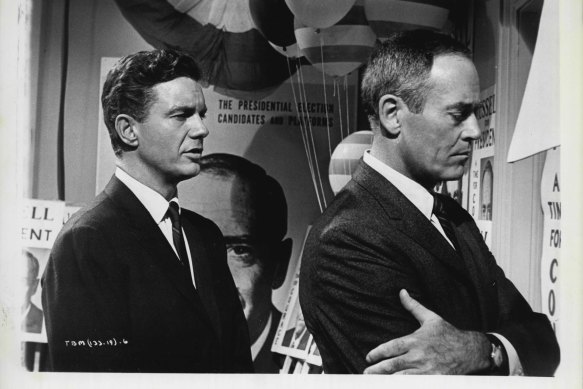 Cliff Robertson and Henry Fonda in The Best Man.