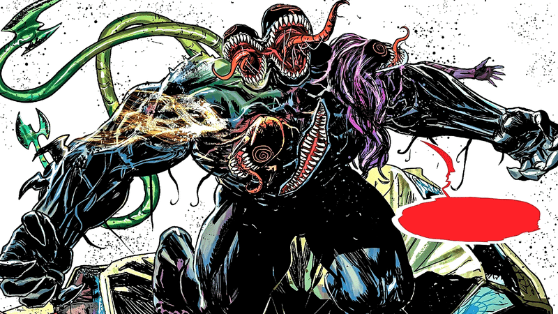 Two-Headed Symbiote in Marvel Comics.