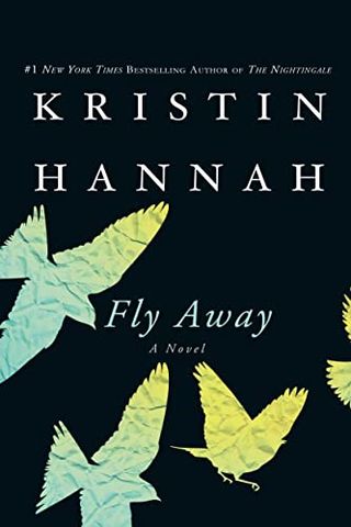 'Fly Away' book cover with paper birds 