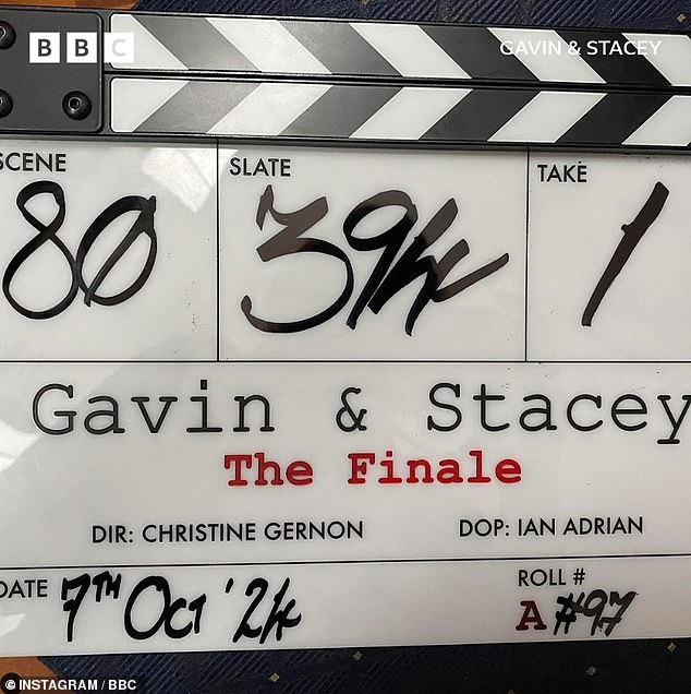 The Gavin and Stacey finale wrapped filming last week ahead of its much-anticipated release on Christmas Day