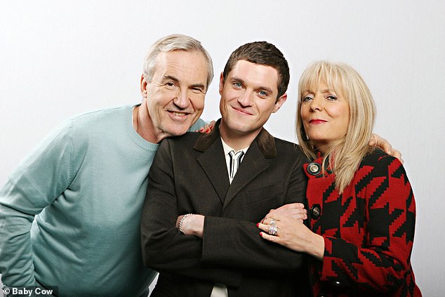 The actress, 78, who will reprise her role as Pamela Shipman in the last-ever episode of the BBC sitcom, candidly admitted she is 'going through a sad time' (pictured with Larry Lamb and Mathew Horne the the series)