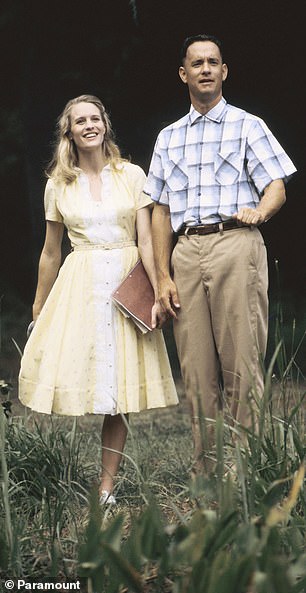 Hanks and Wright seen in Forrest Gump (1994)