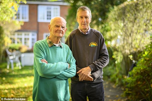 Tom Harrison (pictured with civil partner Colin Cottell) fears the Budget will leave him poorer as a pensioner and pointed to Labour's treatment of the elderly as cause for concern