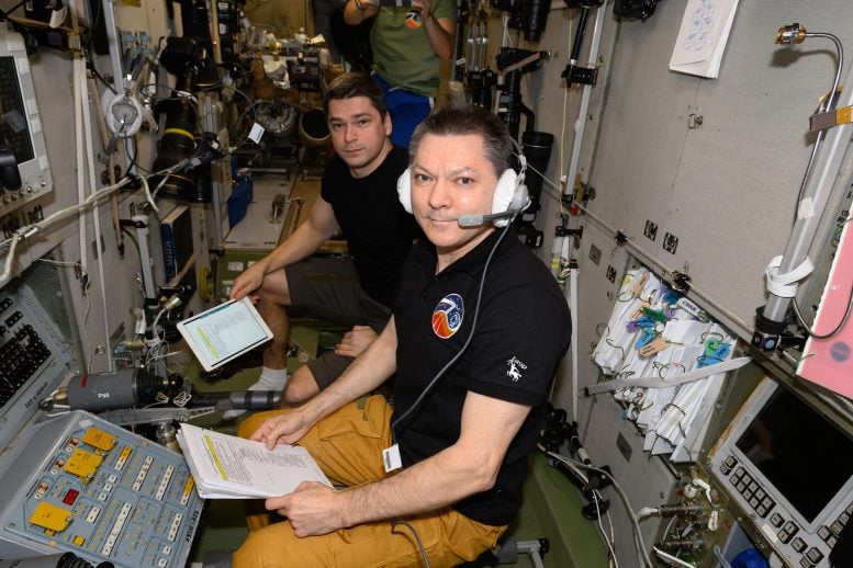 Expedition 71 Commander Oleg Kononenko and Flight Engineer Nikolai Chub