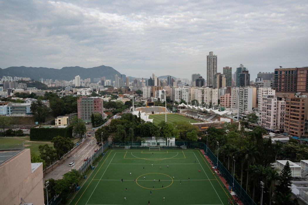 Public land in Hong Kong's Flower Market. According to the Urban Renewal Authority's development scheme, the land will be acquired to build a waterway park, two high-rise residential buildings, a high-rise commercial building and a multi-purpose complex. Photo: Kyle Lam/HKFP.