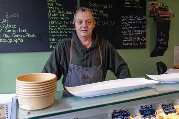 Local resident and shop owner Eric Houghton, 58.