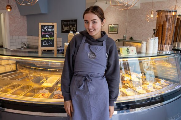 Shop worker Poppy Leece, 19, says Keswick does get too busy.