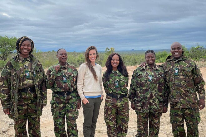 Solo travelers who stay at Pondoro Game Lodge can go out on patrol with the Black Mamba anti-poaching unit, the world's first all-Black, all-female unit