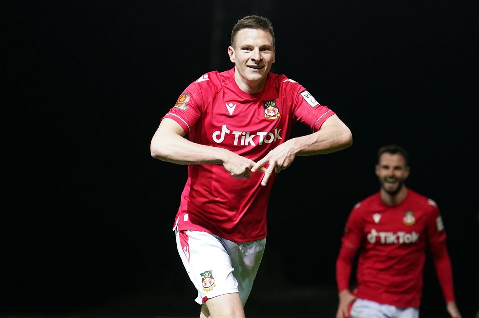 Wrexham striker Paul Mullin (Martin Rickett/PA)