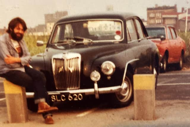 Will McCooey, Tom's dad with the MG pictured in 1982