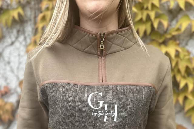 ​One of the Gunner and Hound branded ¼ zips.