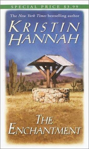 'The Enchantment' book cover with a water well in the middle of the desert