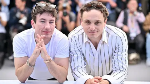 Getty Images Barry Keoghan and Franz Rogowski attend the 