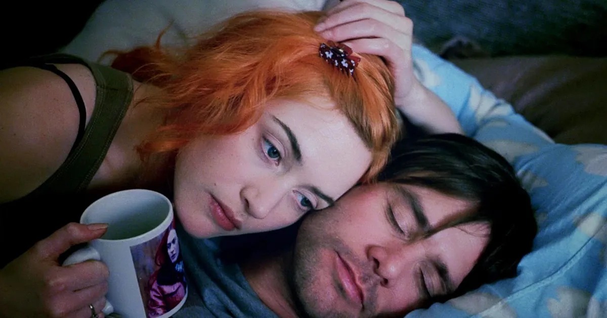 Kate Winslet and Jim Carrey in Eternal Sunshine of the Spotless Mind.