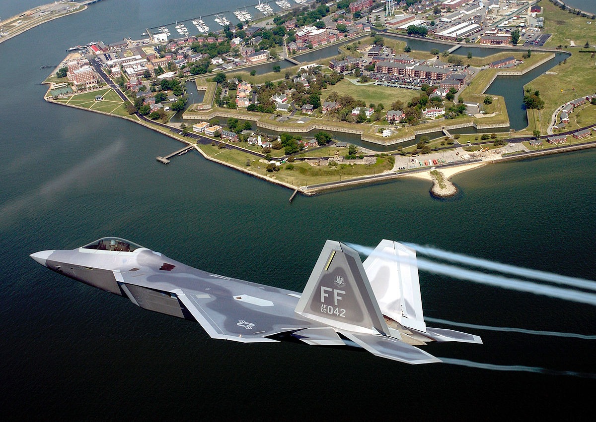 F-22 Raptors at Langley Air Base