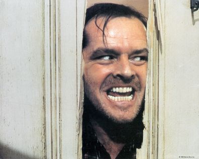 Jack Nicholson in a scene from The Shining, 1980