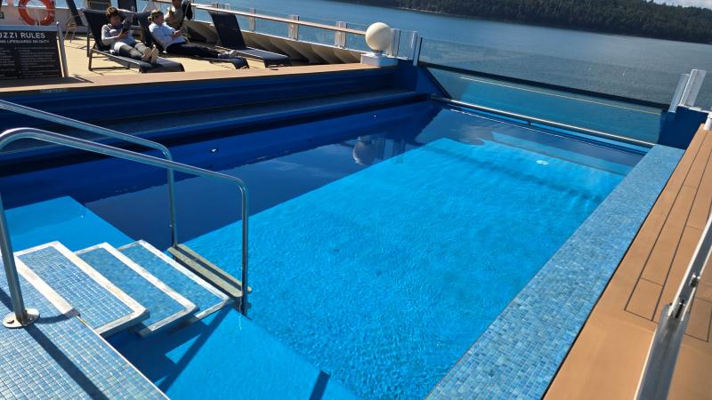 Top deck pool on HX's Fridtjof Nansen.